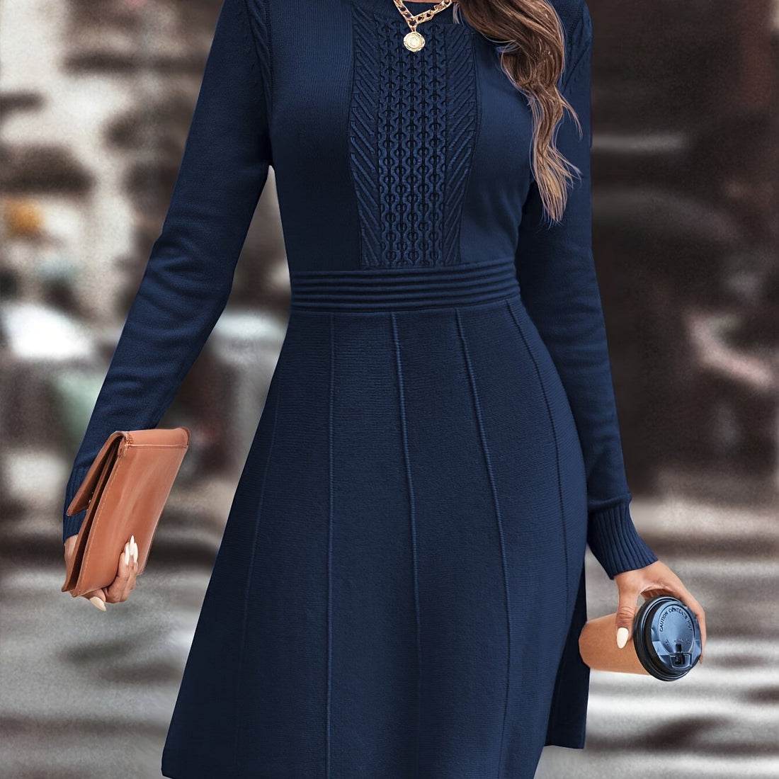 Armonia™ – Abito in maglia da donna a linea A, elegante e versatile