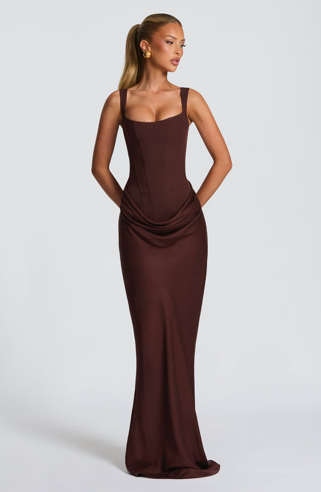 Vittoria™ | Hourglass Effect Sculpted Maxi Dress