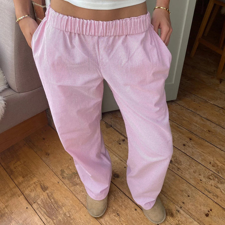 Elis – Women's High-Waisted Wide-Leg Trousers