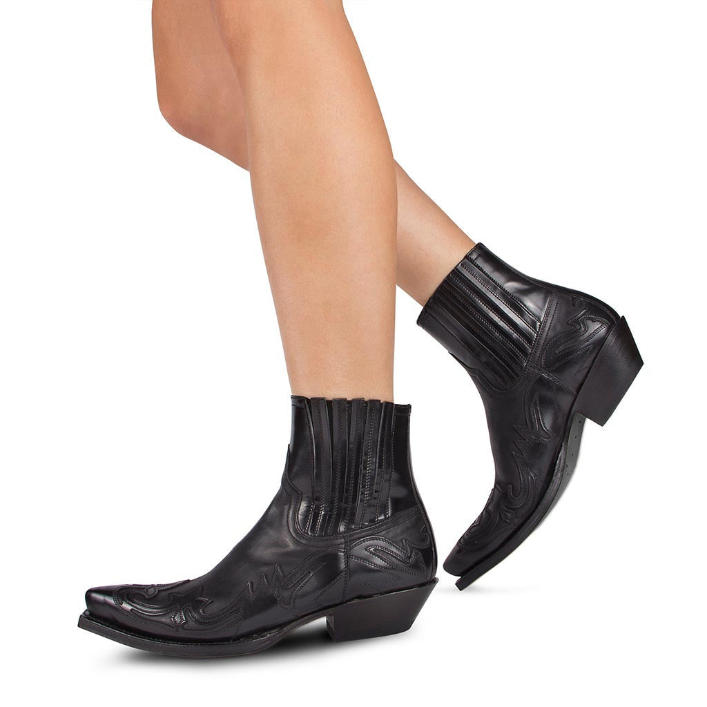 Geraldine - Stivali da Cowboy Retro in Pelle per Donne