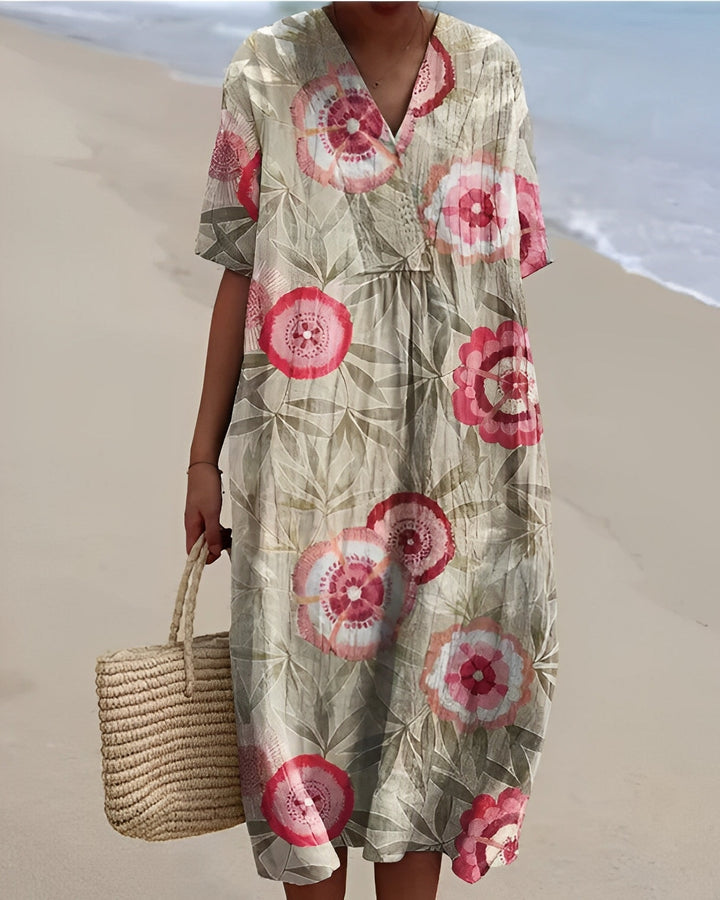 Romilly - Colorful Printed Summer Dress for Women