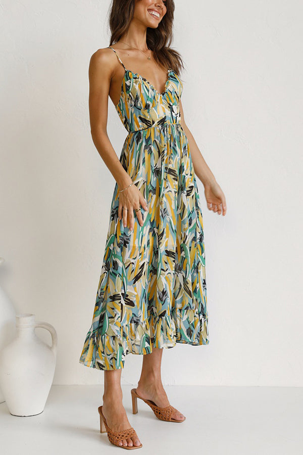 Charité – Colourful Midi Dress