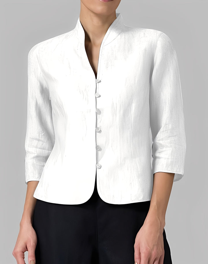 Lolicia - Casual 3/4 Sleeve Blouse for Women