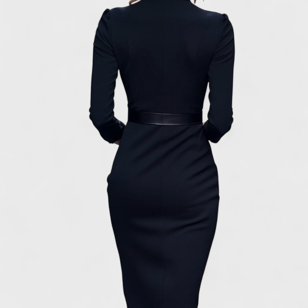 Alea | Mandarin Luxe – Maxi abito con cintura