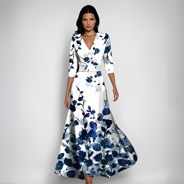 Delores - Floral Long Sleeve Maxi Dress