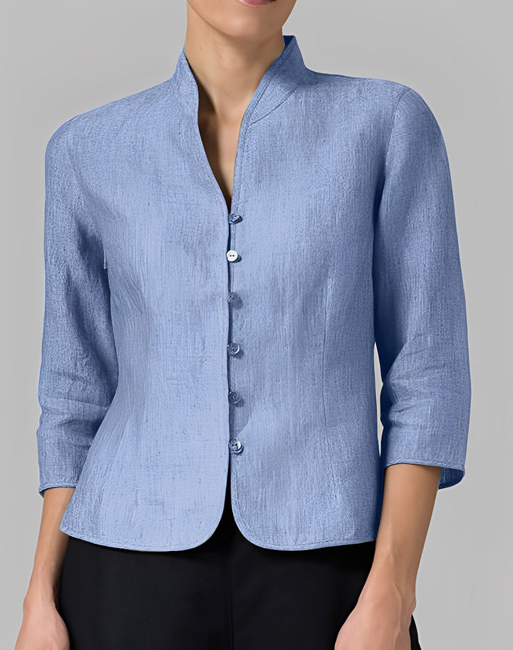 Lolicia - Casual 3/4 Sleeve Blouse for Women