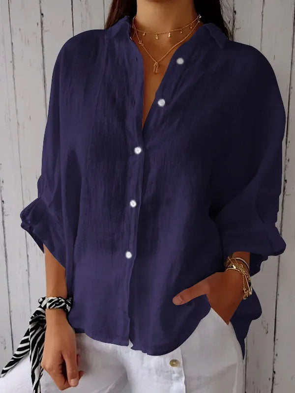Liliana - Casual Linen Top for Women