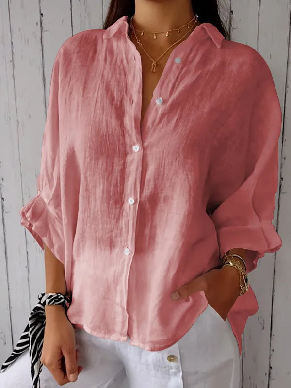 Liliana - Casual Linen Top for Women