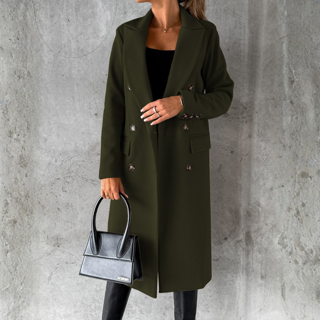 Alessandra | Cappotto Lungo Elegante e Raffinato