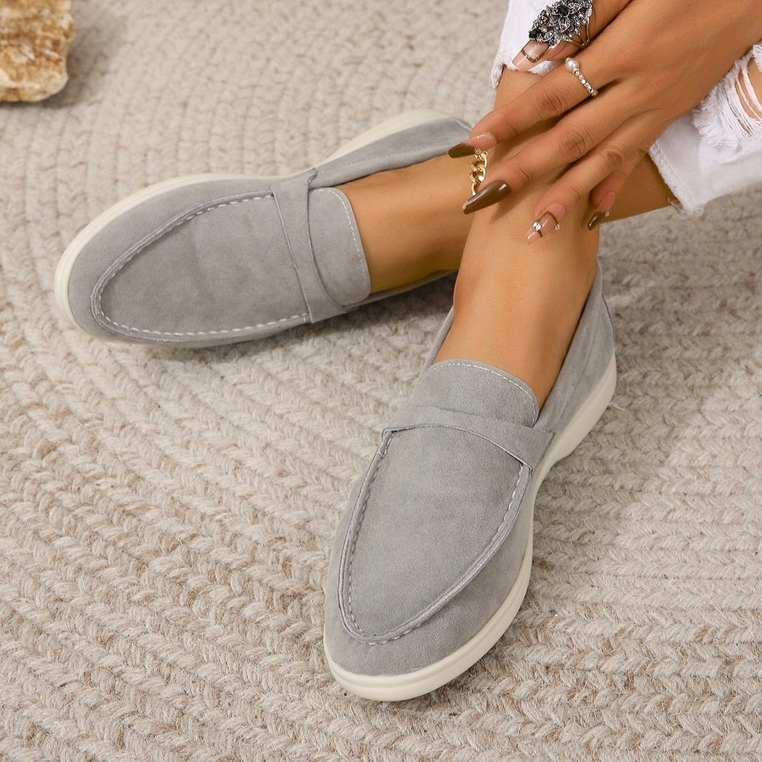 Yasmine - Classiche Scarpe in Camoscio per Donne