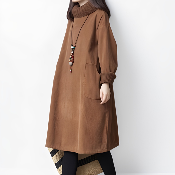 Elouise - Corduroy Pocket Dress for Women