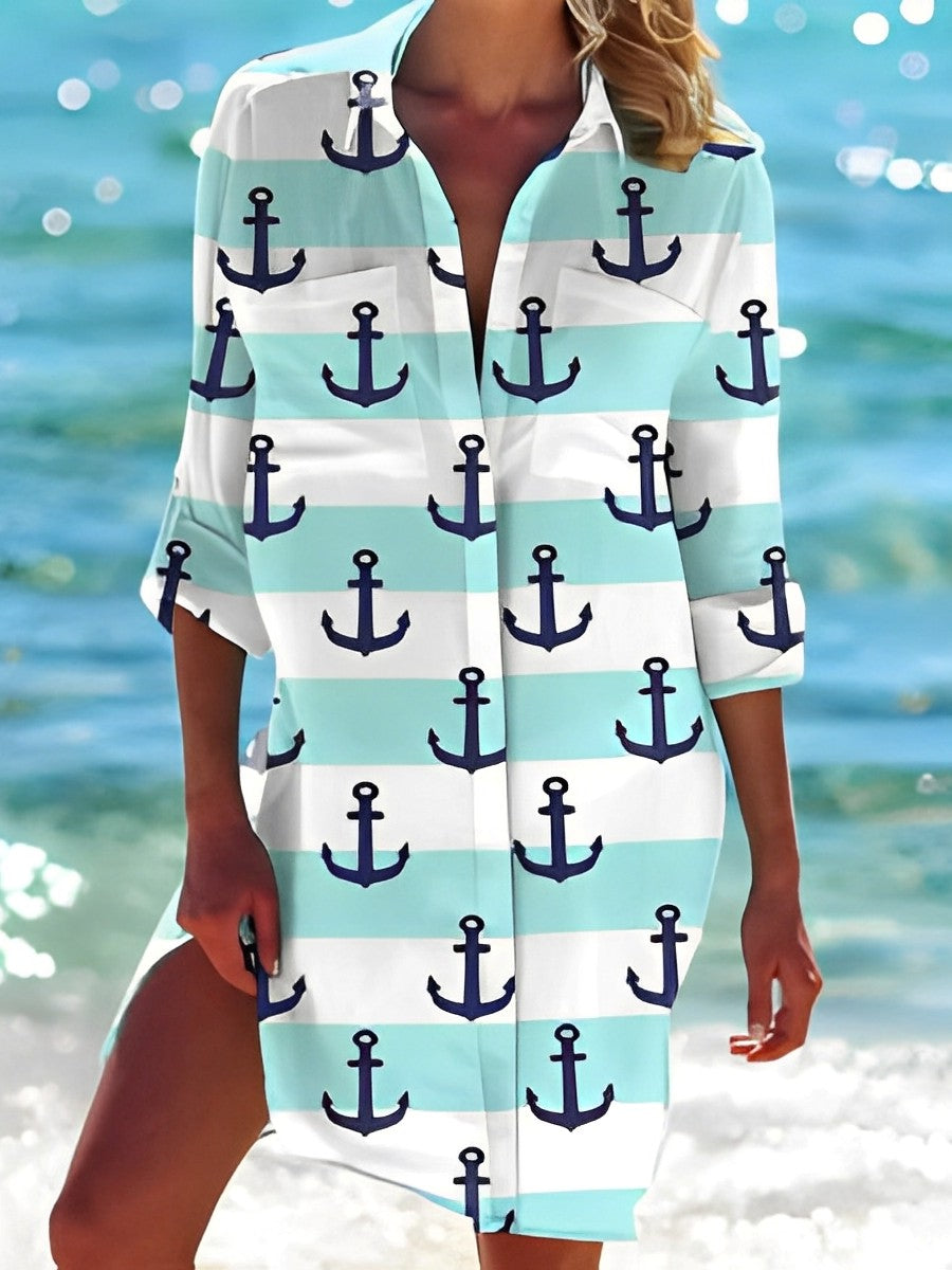Emely - Casual Loose Fit Shirt Dress for Women