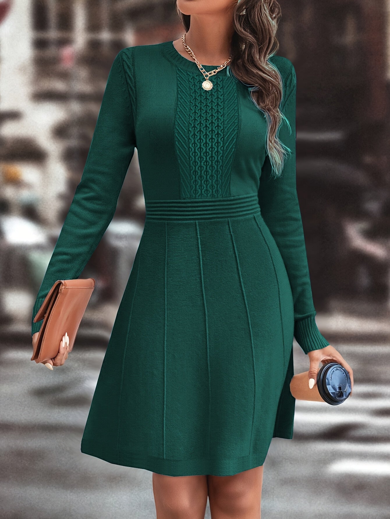 Armonia™ – Abito in maglia da donna a linea A, elegante e versatile