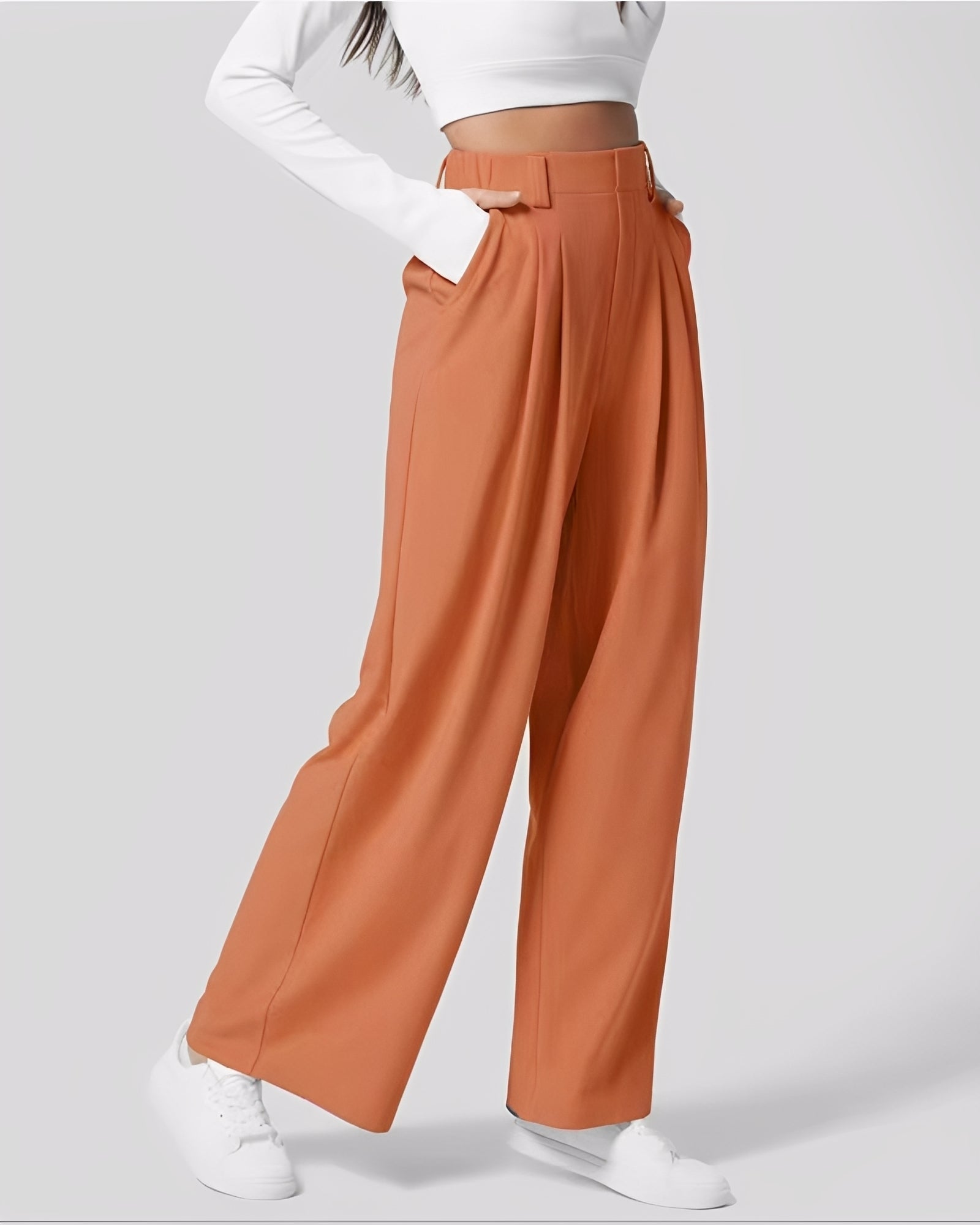 Montana - Pantaloni dritti elastici per donne