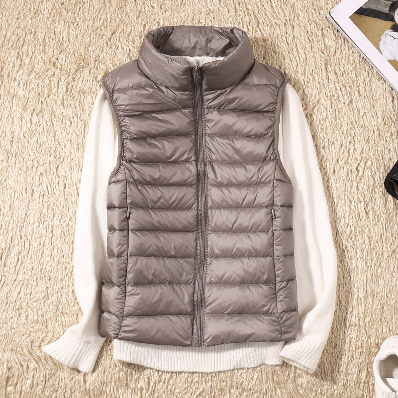 Saphire | Gilet elegante in piuma