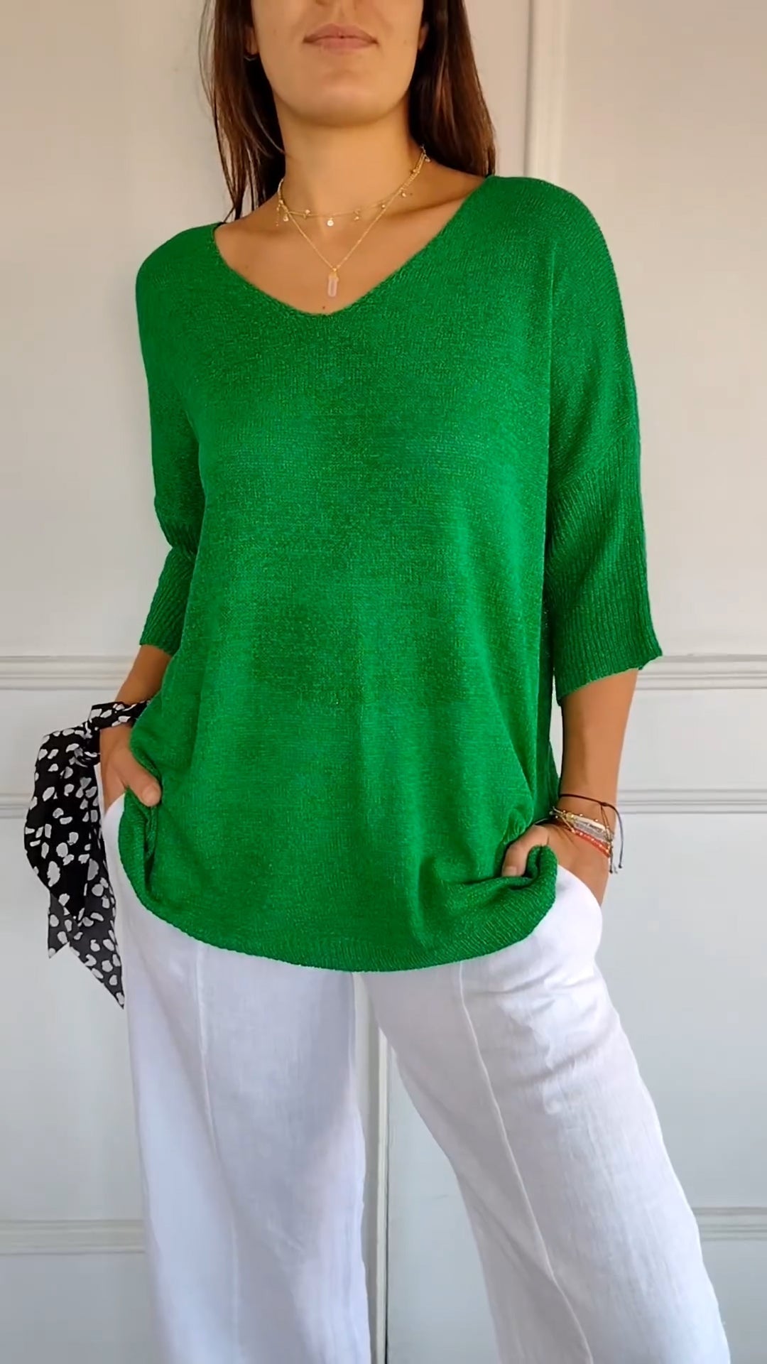 Jill | Top Intramontabile con Scollo a V