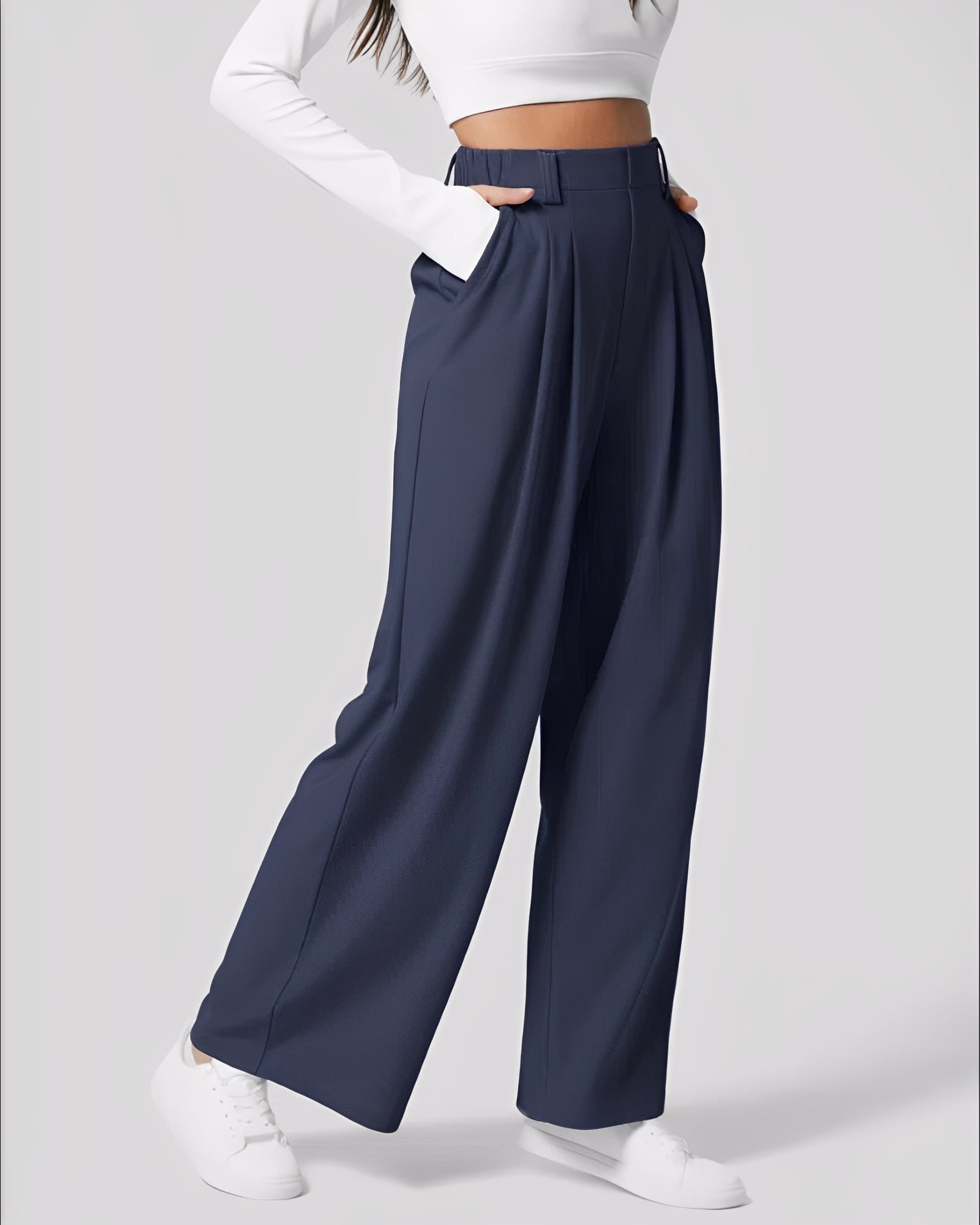 Montana - Pantaloni dritti elastici per donne