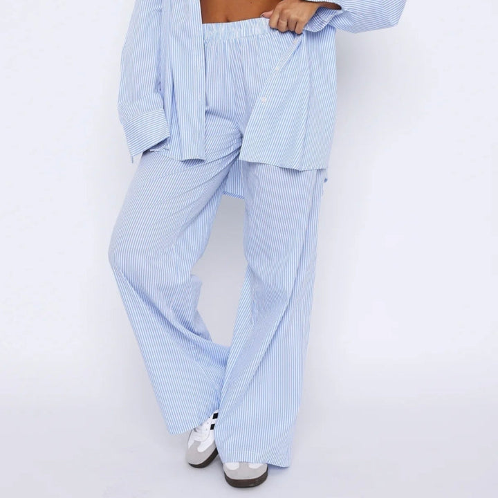 Elis – Women's High-Waisted Wide-Leg Trousers