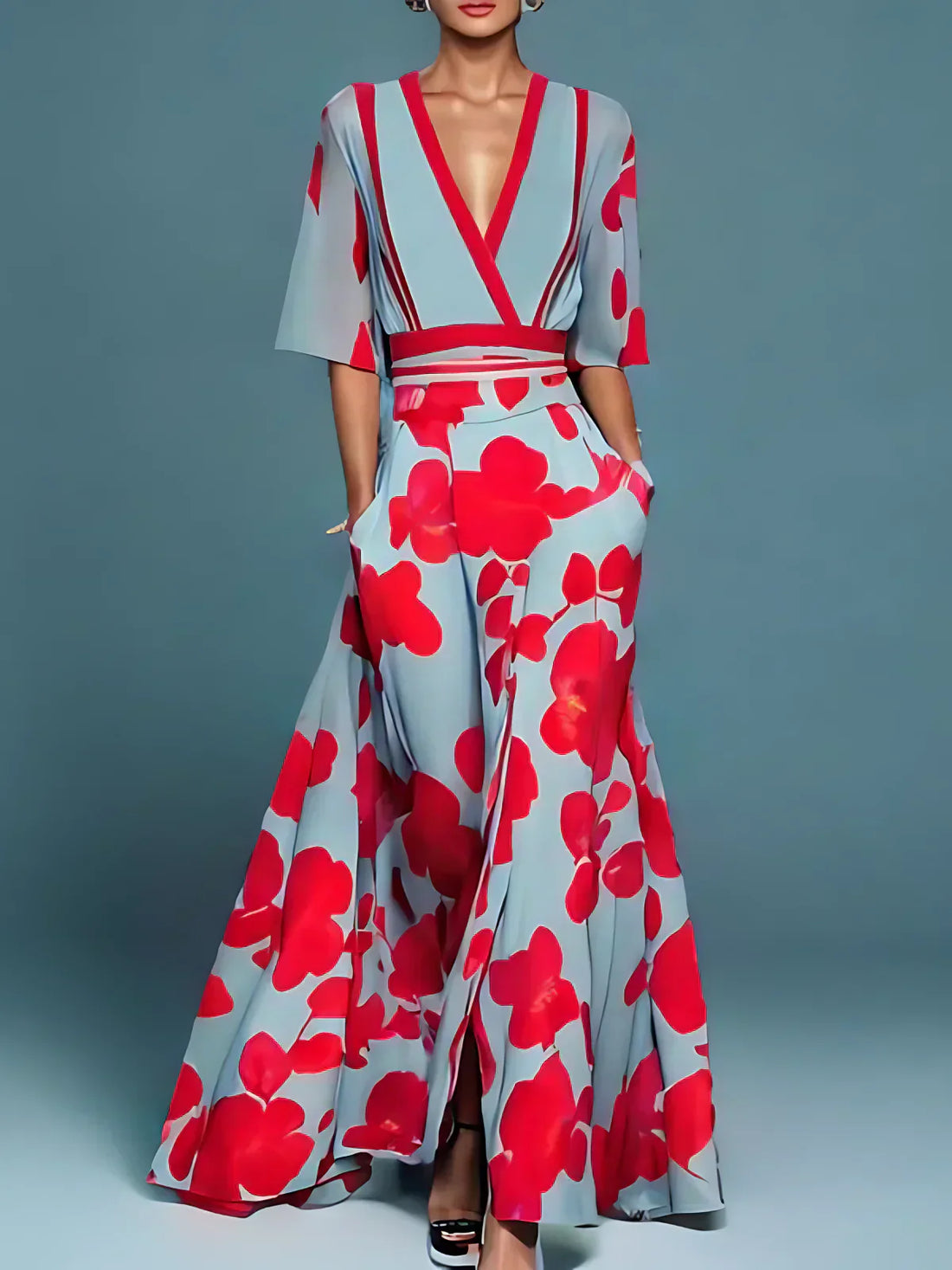 Elisa | Floral Evening Dress
