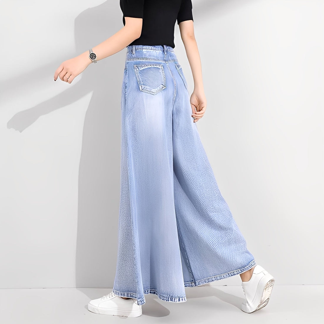 Jasmine - Jeans stilosi con gamba ampia per donne