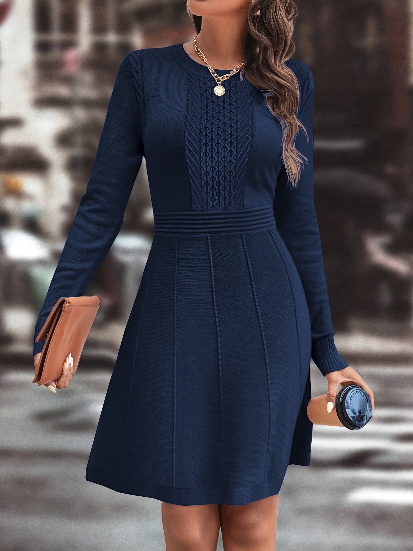 Armonia™ – Abito in maglia da donna a linea A, elegante e versatile