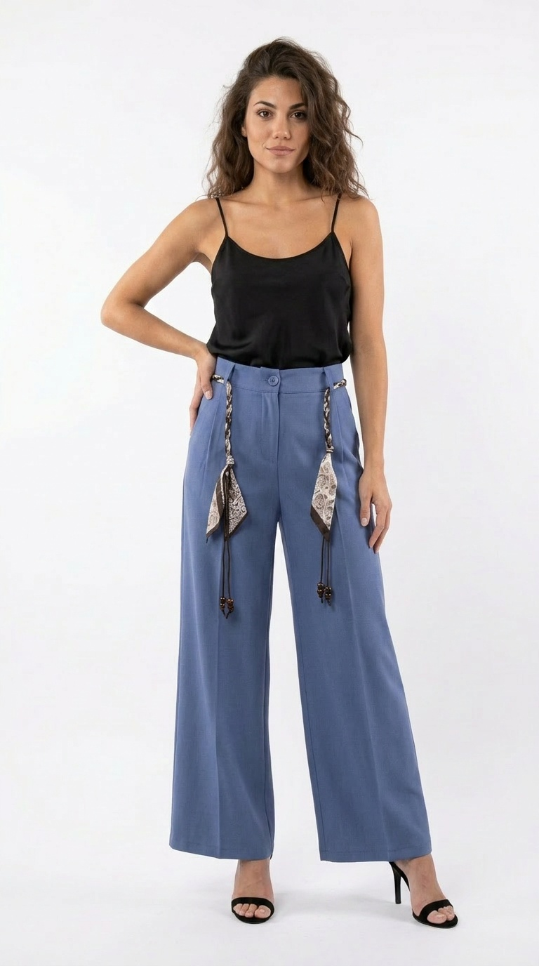 Pantalone palazzo coulisse