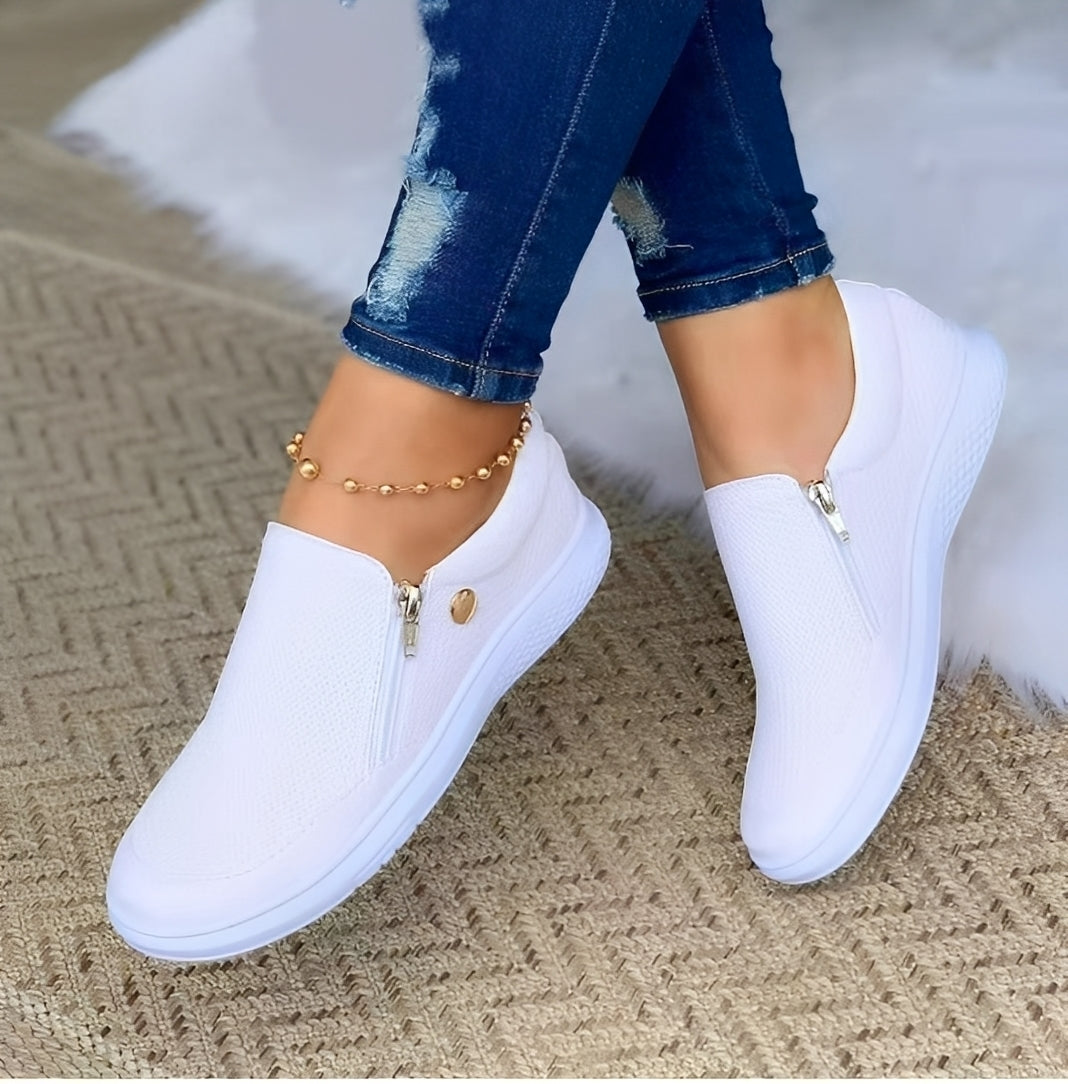 Renita - Scarpe casual con zip per donne