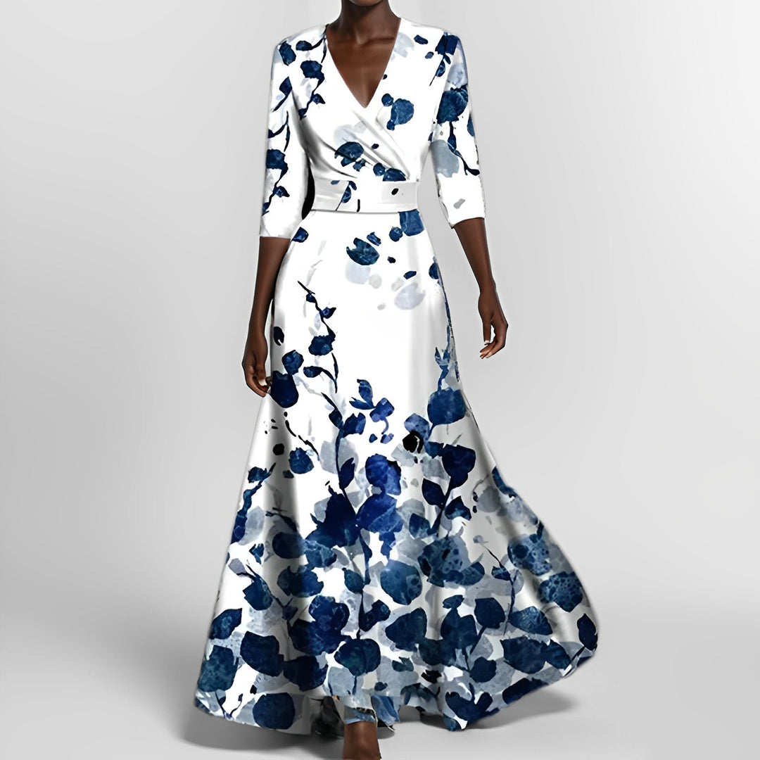 Delores - Floral Long Sleeve Maxi Dress