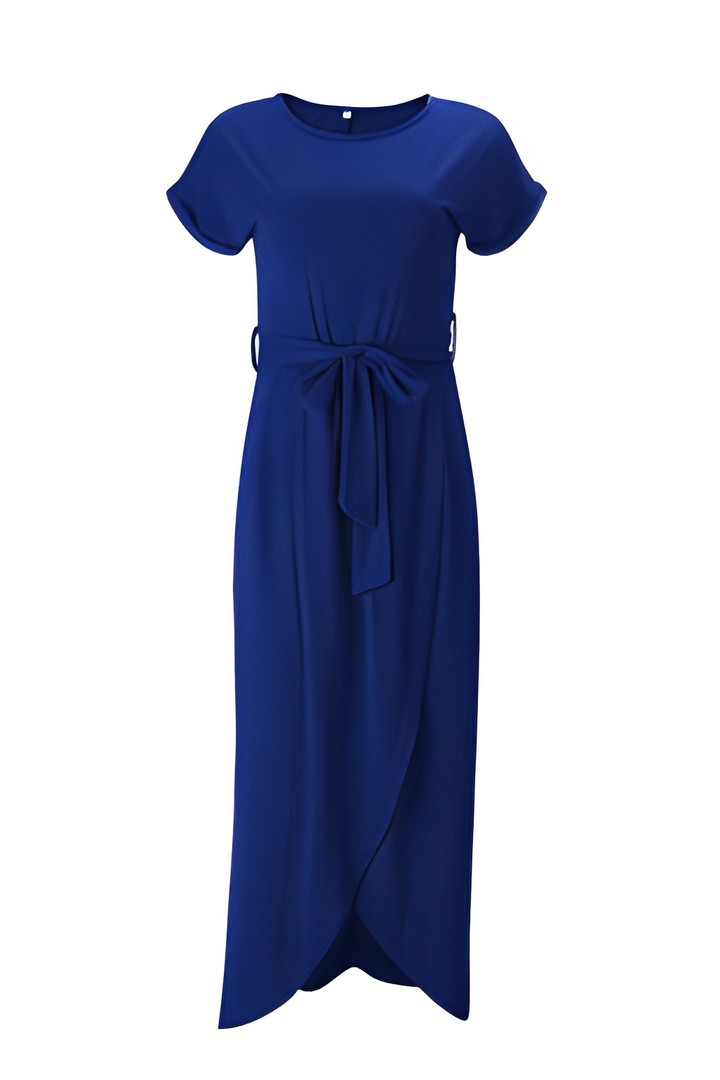 Rorie - Asymmetric Dress with Inverted Sleeves for Women