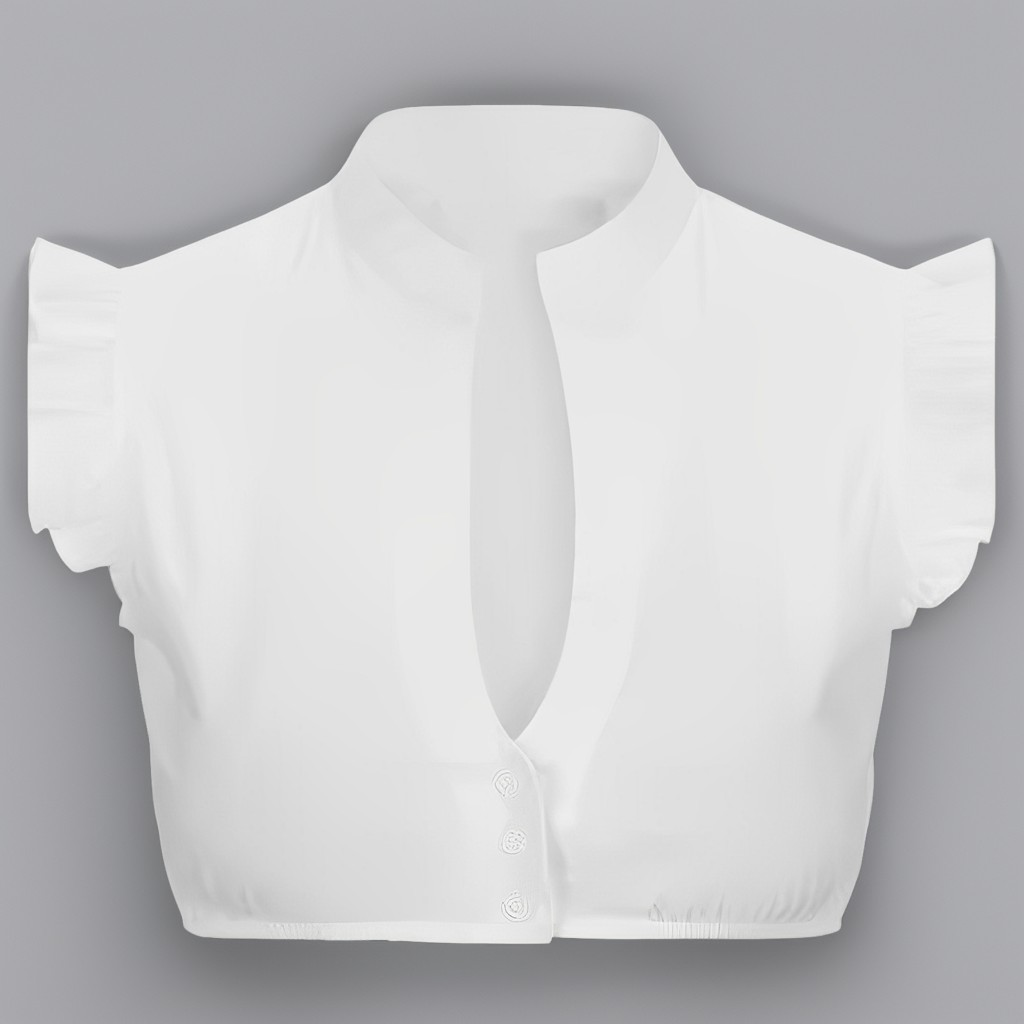 Abegail - Elegant short-sleeved blouse for women