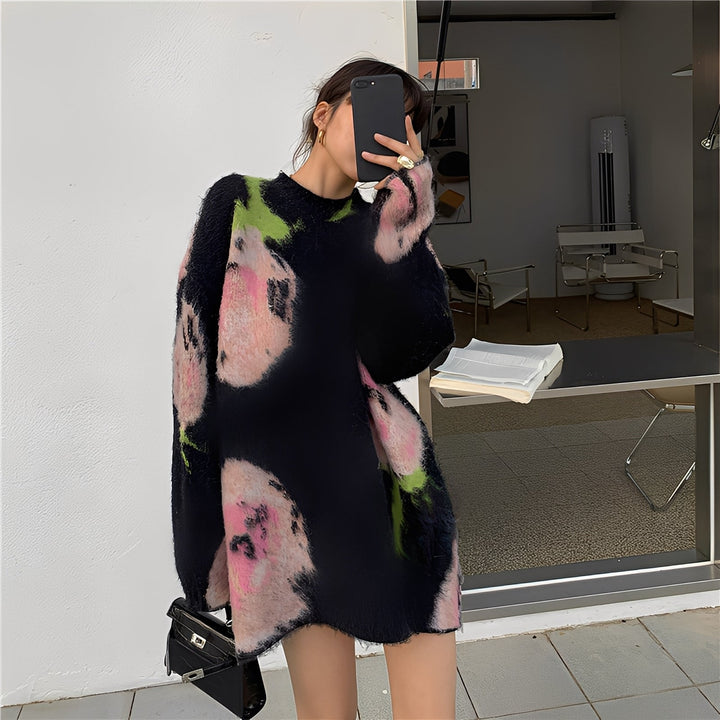Shelby - Elegant, chic midi knit dress for women