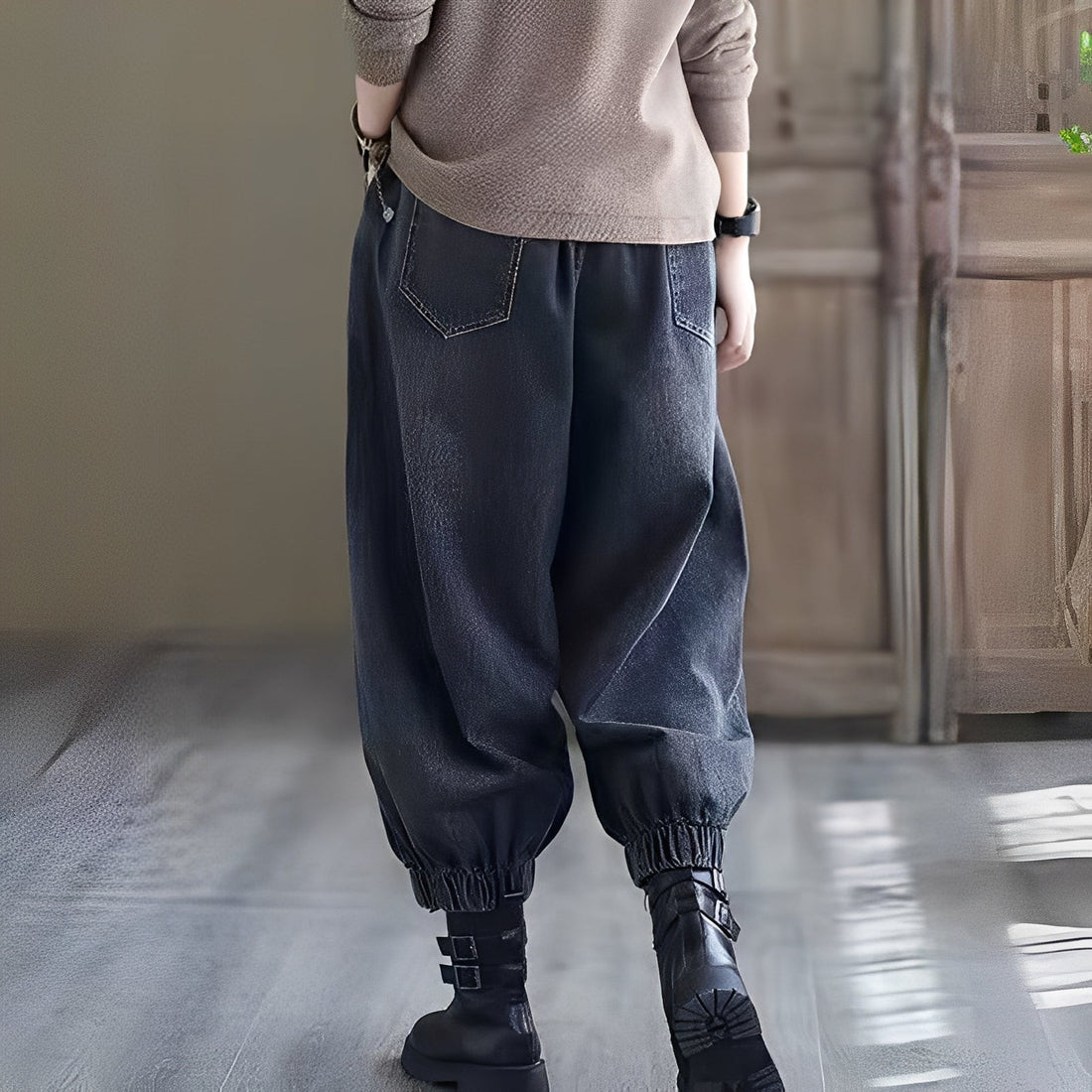 Shyanne - Jeans classici con cintura elastica per donne