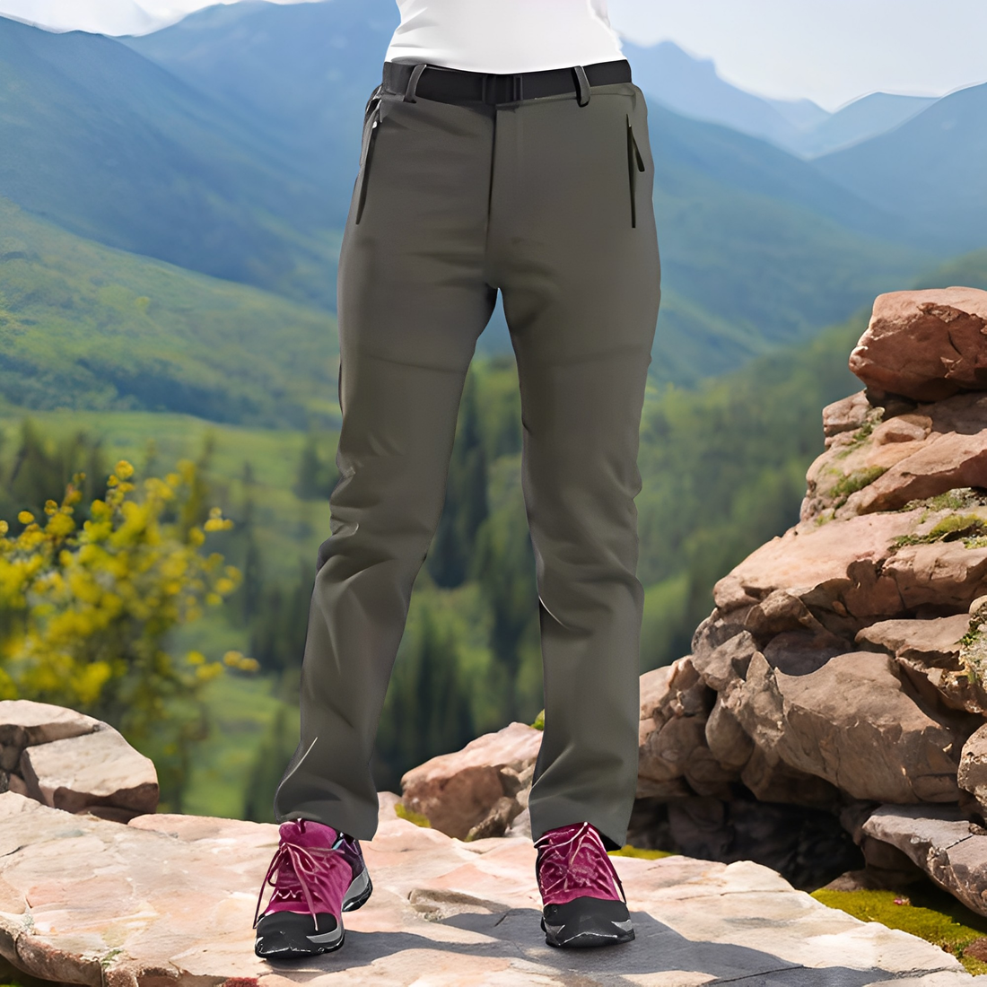 Rosanna - Elegante, spesso pantalone da esterno per donne
