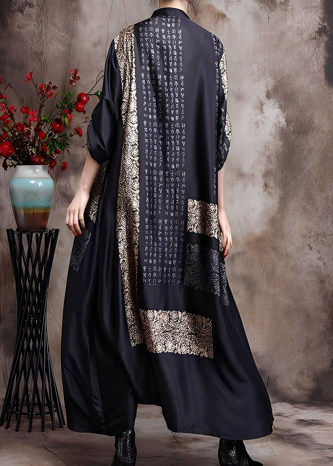 Collins - Elegante abito lungo con stampa per donne