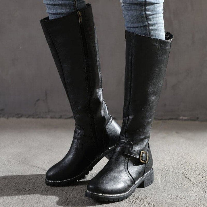 Marly - Stivaletti casual con fibbia decorativa per donne