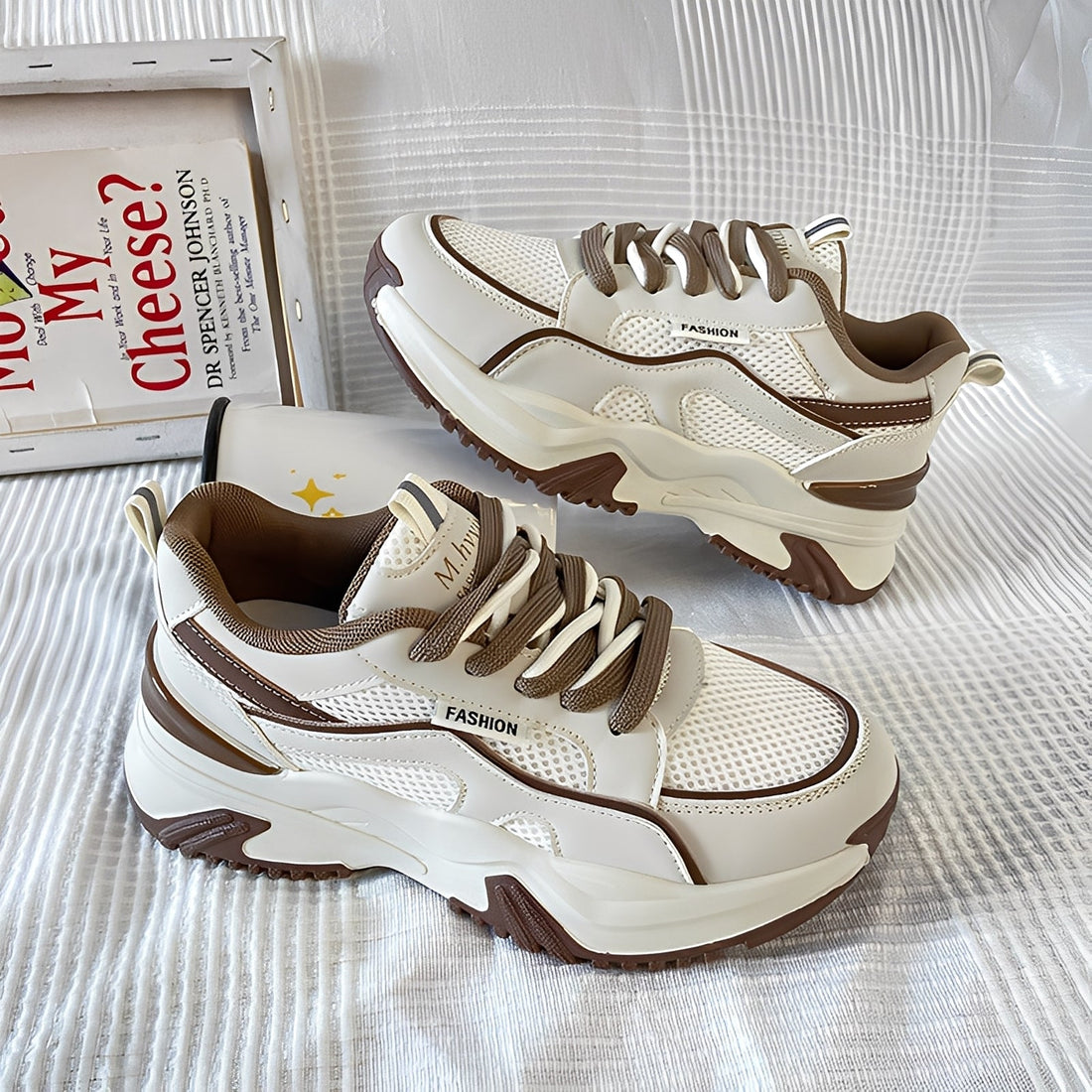 Sophie - Sneaker eleganti con suola spessa per donne