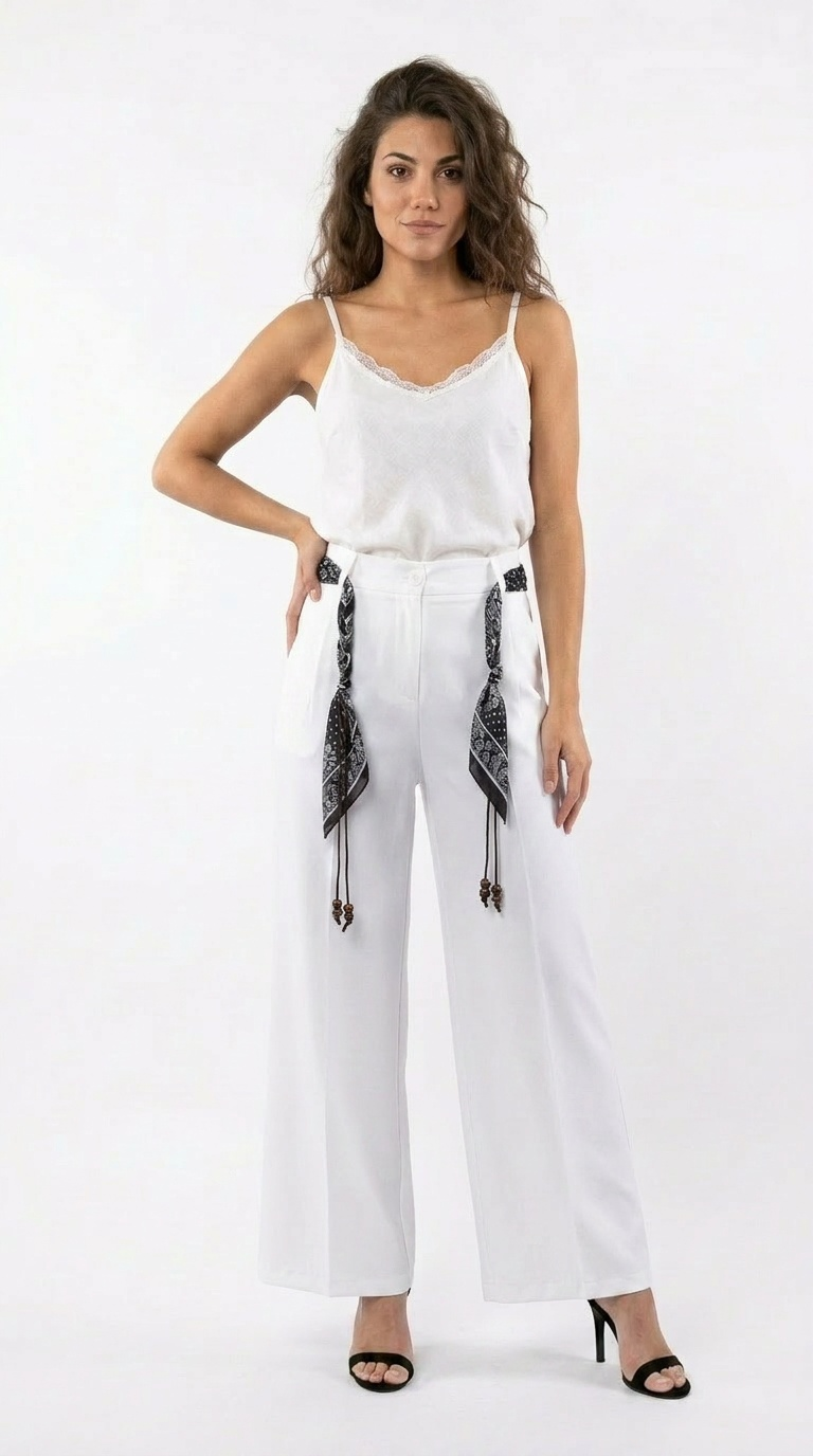 Pantalone palazzo coulisse