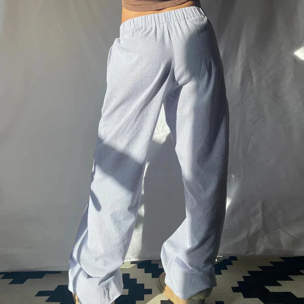 Elis – Women's High-Waisted Wide-Leg Trousers