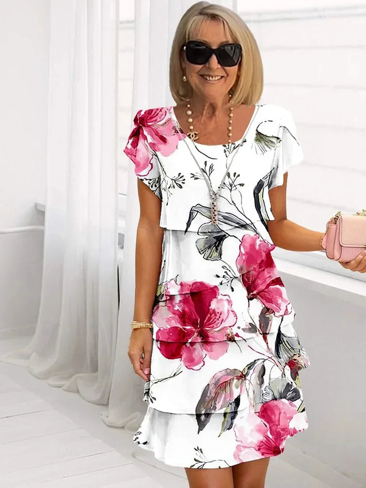 Cersei - Floral dress with ruffles Flowy & Feminine