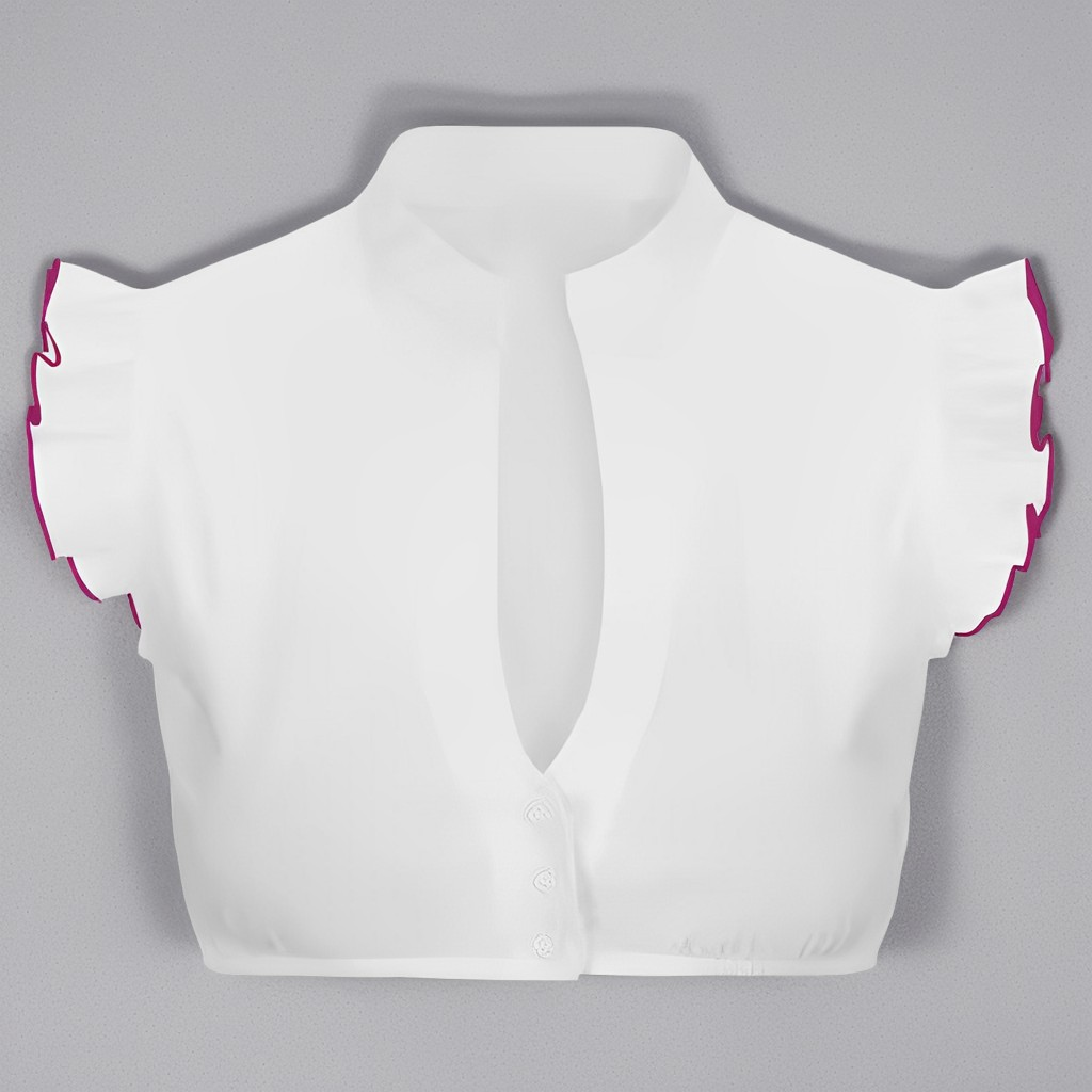 Abegail - Elegante camicetta a maniche corte per donne