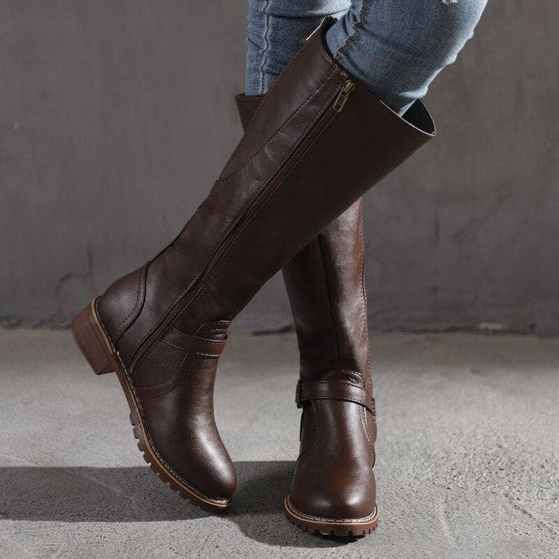 Marly - Stivaletti casual con fibbia decorativa per donne