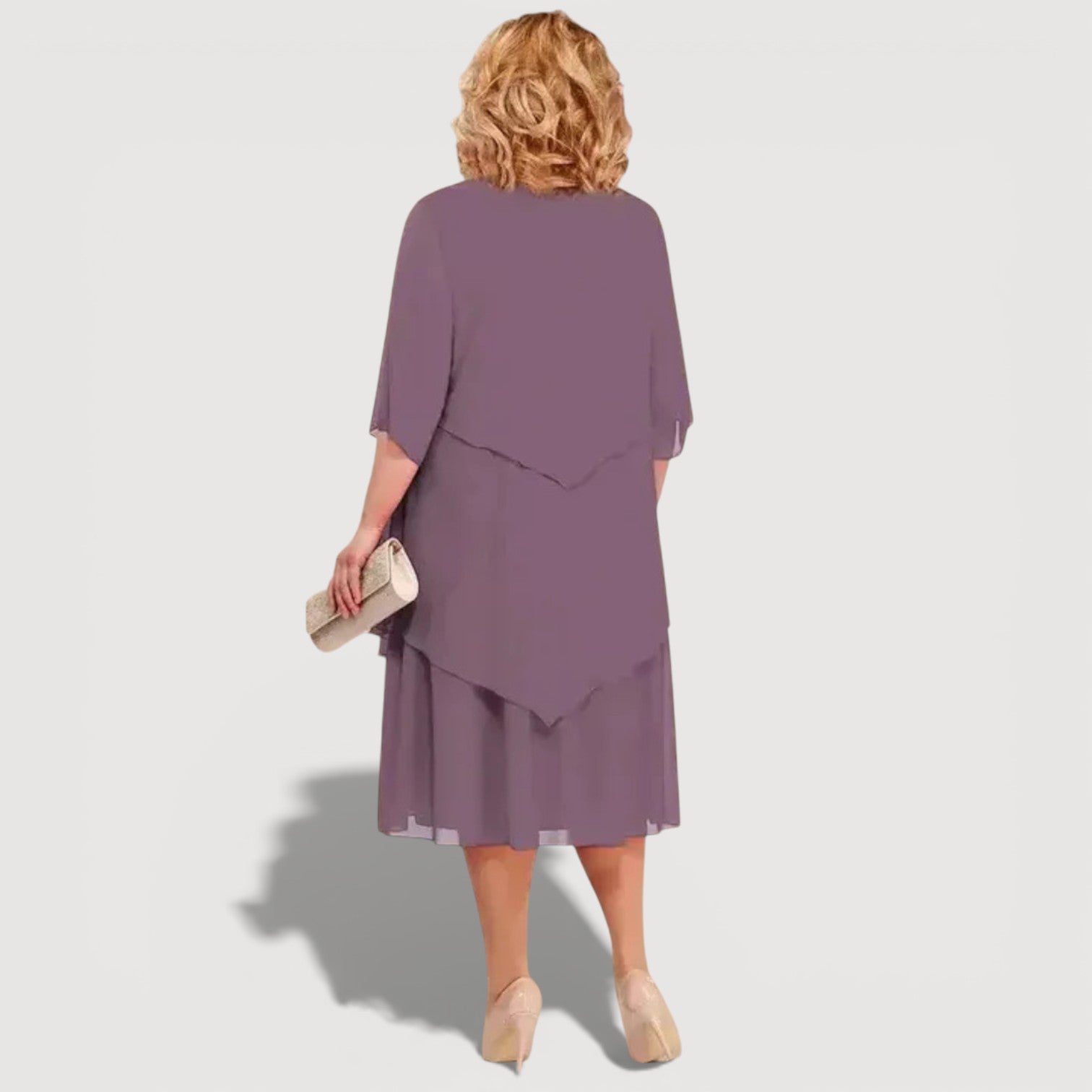 JENIFER – Abito Midi Elegante a Strati