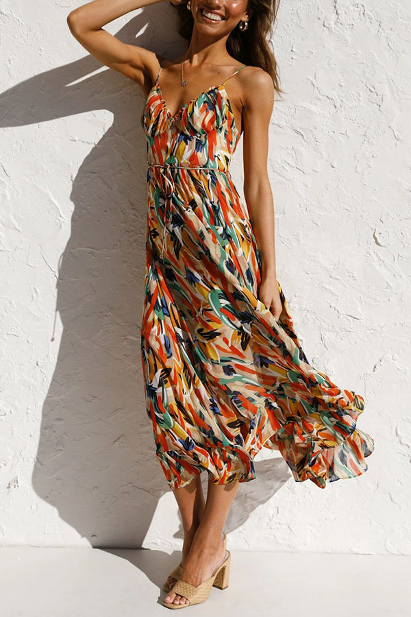 Charité – Colourful Midi Dress