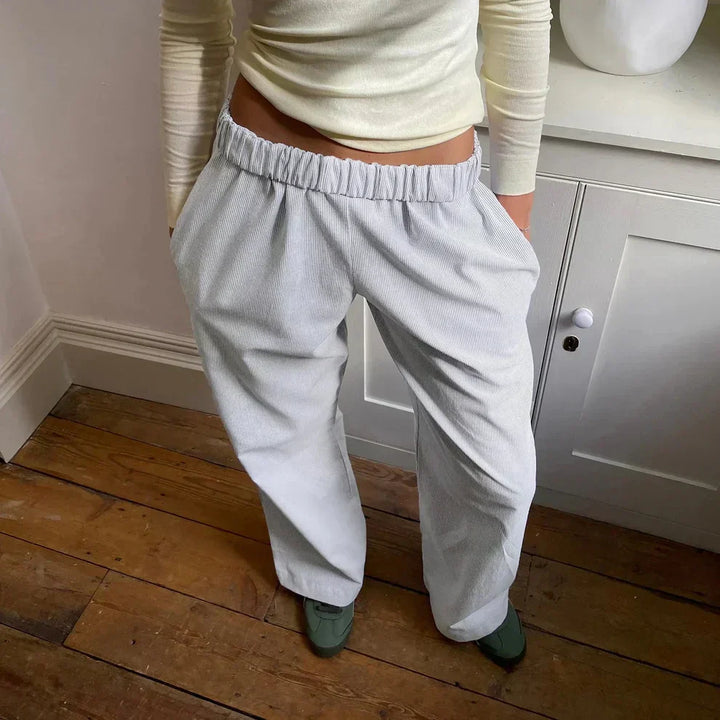 Elis – Women's High-Waisted Wide-Leg Trousers