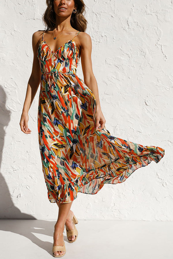 Charité – Colourful Midi Dress