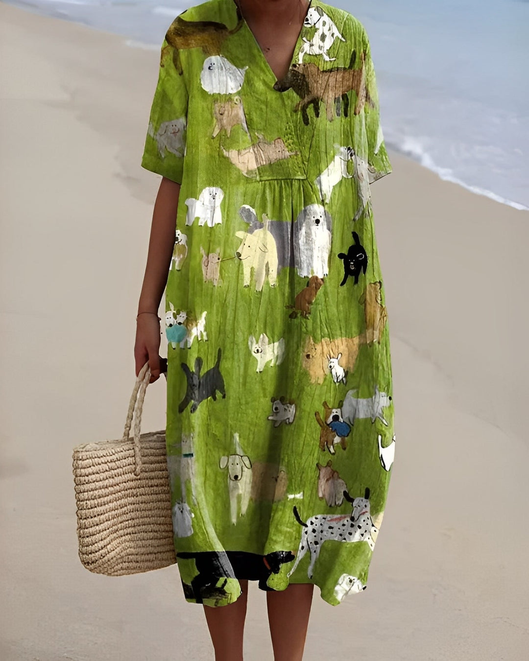 Romilly - Colorful Printed Summer Dress for Women