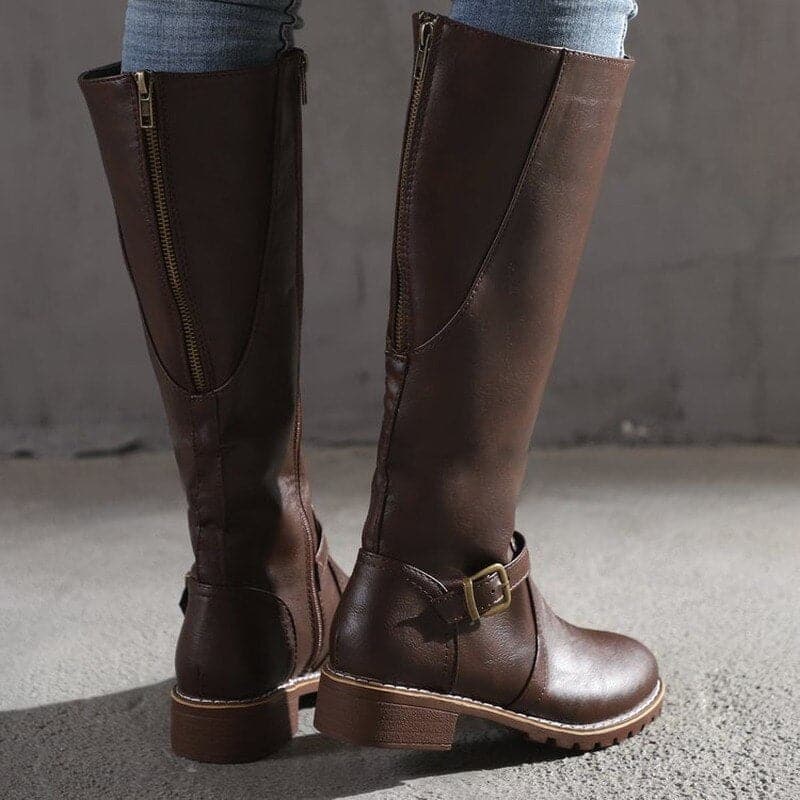 Marly - Stivaletti casual con fibbia decorativa per donne