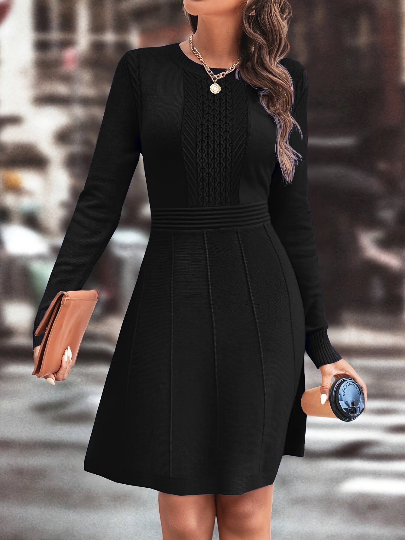 Armonia™ – Abito in maglia da donna a linea A, elegante e versatile