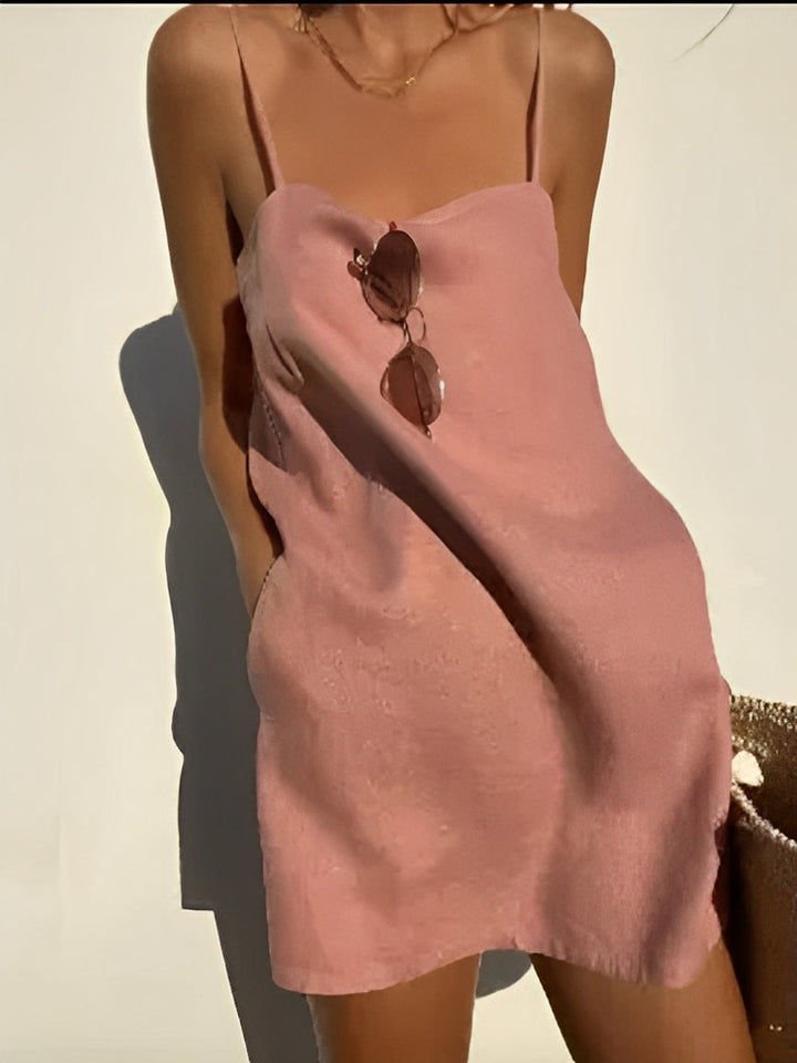 Hellen - Sleeveless Boho Mini Dress for Women