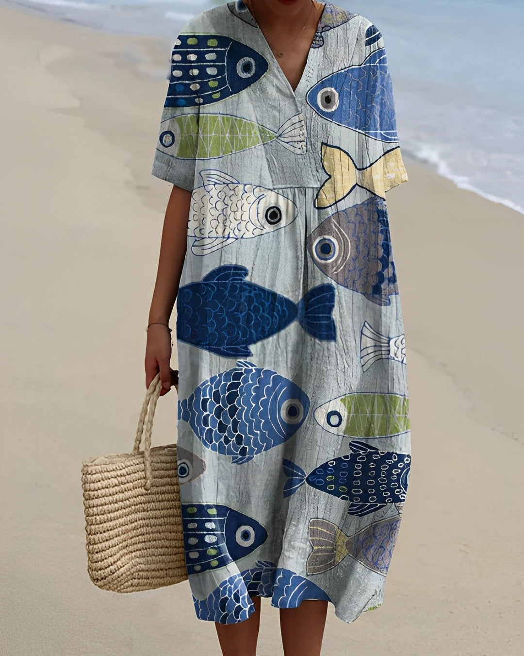 Romilly - Colorful Printed Summer Dress for Women